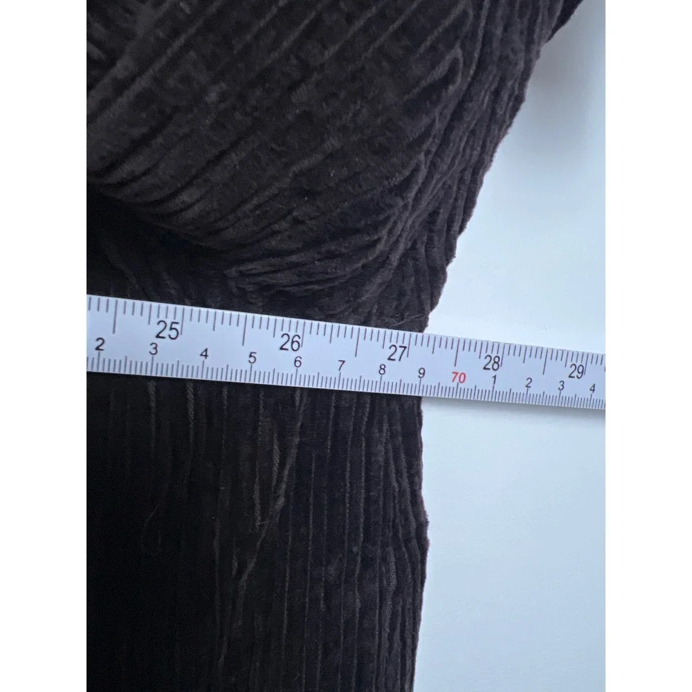 Eileen Fisher Brown Organic Cotton Wide Wale Corduroy Oversized Jacket XL Ethica